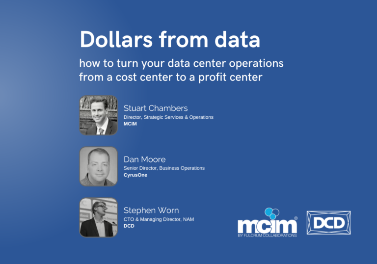 Turning Data Center Operations Into A Profit Center - MCIM